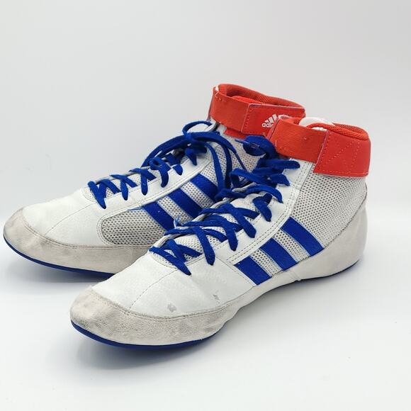 adidas HVC 2 BD7129 - White/Red/Royal Wrestling Boxing MMA men\'s size 10.5 main image 9